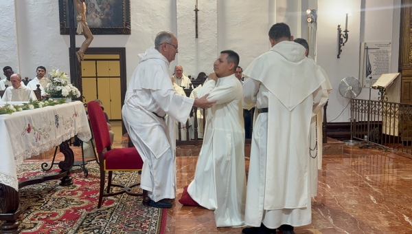 Religious habit reception of Friar Johan Araujo in Seville