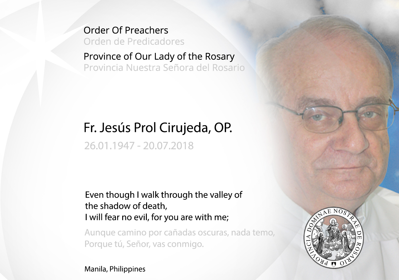 Fr. Jesús Prol Cirujeda OP